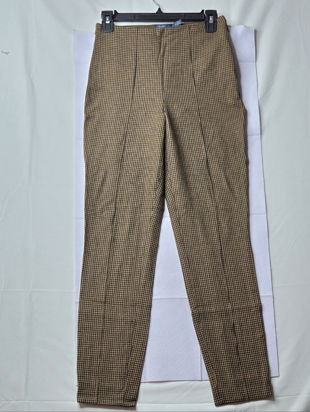Polo Ralph Lauren High-Rise Houndstooth Wool Blend Pants Size 4 Portugal